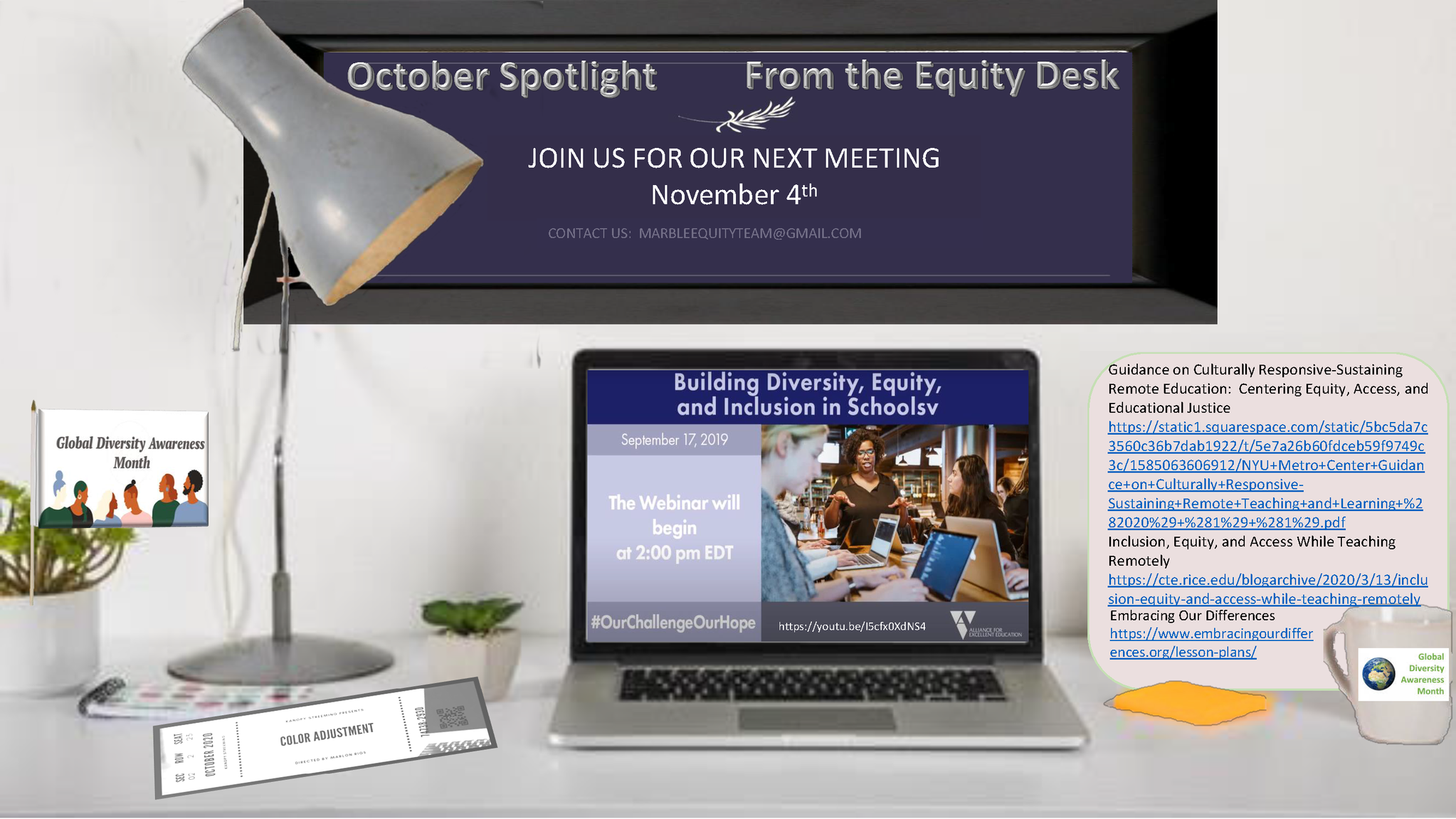 October 2020 Equity Team Spotlight